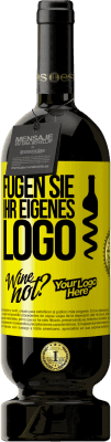 39,95 € Kostenloser Versand | Rotwein Premium Ausgabe MBS® Reserva Fügen Sie Ihr eigenes Logo Gelbes Etikett. Anpassbares Etikett Reserva 12 Monate Ernte 2015 Tempranillo