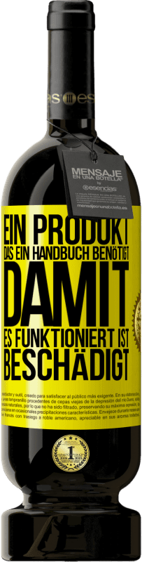 49,95 € Kostenloser Versand | Rotwein Premium Ausgabe MBS® Reserve Ein Produkt, das ein Handbuch benötigt, damit es funktioniert, ist beschädigt Gelbes Etikett. Anpassbares Etikett Reserve 12 Monate Ernte 2016 Tempranillo