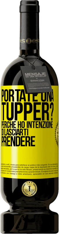 49,95 € Spedizione Gratuita | Vino rosso Edizione Premium MBS® Riserva Portate una tupper? Perché ho intenzione di lasciarti prendere Etichetta Gialla. Etichetta personalizzabile Riserva 12 Mesi Raccogliere 2014 Tempranillo