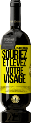 49,95 € Envoi gratuit | Vin rouge Édition Premium MBS® Réserve Comme le dit le photographe, souriez et levez votre visage Étiquette Jaune. Étiquette personnalisable Réserve 12 Mois Récolte 2015 Tempranillo