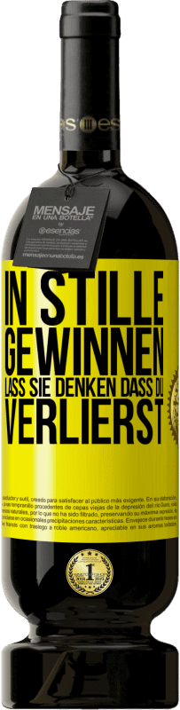 49,95 € Kostenloser Versand | Rotwein Premium Ausgabe MBS® Reserve In Stille gewinnen. Lass sie denken, dass du verlierst Gelbes Etikett. Anpassbares Etikett Reserve 12 Monate Ernte 2015 Tempranillo