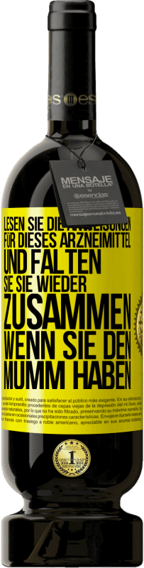 49,95 € Kostenloser Versand | Rotwein Premium Ausgabe MBS® Reserve Lesen Sie die Anweisungen für dieses Arzneimittel und falten Sie sie wieder zusammen, wenn Sie den Mumm haben Gelbes Etikett. Anpassbares Etikett Reserve 12 Monate Ernte 2014 Tempranillo