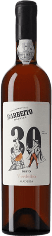 279,95 € Kostenloser Versand | Likörwein Barbeito Dueto R. Diogo & S. Esteban Medium Dry — Halbtrocken I.G. Madeira Madeira Portugal Verdejo 30 Jahre Medium-Flasche 50 cl