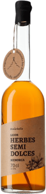 24,95 € Envío gratis | Licor de Hierbas Biniarbolla Medium Sweet — Semidulce Islas Baleares España 70 cl
