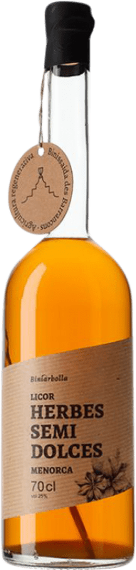 24,95 € Free Shipping | Herbal Liqueur Biniarbolla Medium Sweet Balearic Islands Spain 70 cl