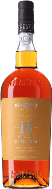 48,95 € 免费送货 | 加强葡萄酒 Blandy's Madeira I.G. Madeira 马德拉 葡萄牙 Boal — 博阿尔 10 岁 75 cl
