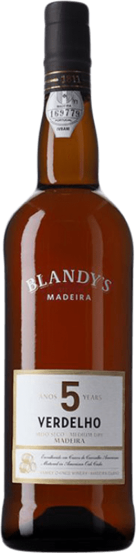 17,95 € Бесплатная доставка | Белое вино Blandy's Madeira I.G. Madeira мадера Португалия Verdejo — Вердехо 5 Лет 75 cl