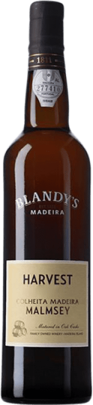 32,95 € Spedizione Gratuita | Vino Bianco Blandy's Madeira Harvest Malmsey I.G. Madeira Madera Portogallo Malvasia Bottiglia Medium 50 cl