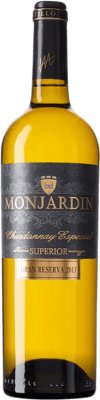 37,95 € Envio grátis | Vinho Branco Castillo de Monjardín Grande Reserva D.O. Navarra Navarra Espanha Chardonnay 75 cl