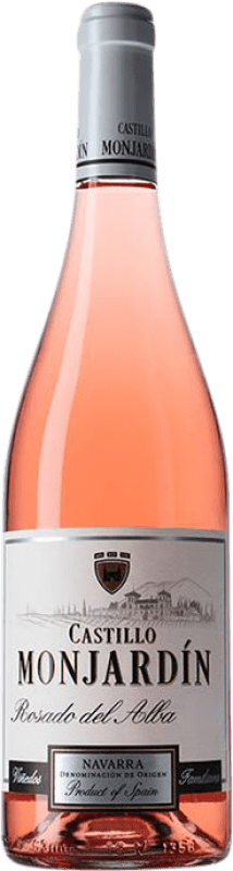 9,95 € Envio grátis | Vinho Rosé Castillo de Monjardín Del Alba D.O. Navarra Navarra Espanha Garnacha — Grenache 75 cl