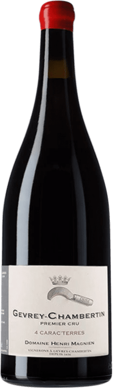 562,95 € Бесплатная доставка | Красное вино Henri Magnien 4 Carac'Terres 1er Premier Cru A.O.C. Gevrey-Chambertin Бургундия Франция Pinot Noir — Пино Нуар Бутылка Магнум 1,5 L