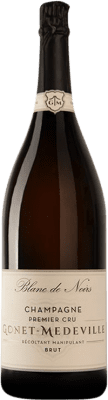 317,95 € 免费送货 | 白起泡酒 Gonet-Médeville Brut — 起泡酒 干型 1er Premier Cru, Blanc de Noirs A.O.C. Champagne 香槟酒 法国 Pinot Noir — 黑皮诺 双大瓶 — Jeroboam-Double Magnum 3 L