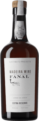 69,95 € 送料無料 | 赤ワイン Justino's Madeira Fanal Lombo da Igreja Extra — エクストラ レセルバ I.G. Madeira マデイラ島 ポルトガル Boal — ボアル 15 年 ミディアムボトル 50 cl