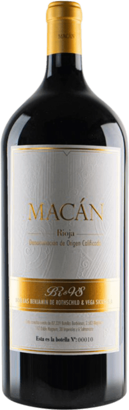 1 414,95 € 送料無料 | 赤ワイン Vega Sicilia Macán D.O.Ca. Rioja ラ・リオハ スペイン インペリアル・マチュザレムボトル 6 L