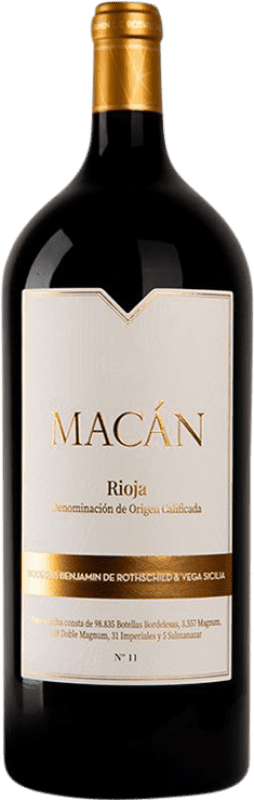 1 414,95 € Envío gratis | Vino Tinto Vega Sicilia Macán D.O.Ca. Rioja La Rioja España Botella Imperial-Mathusalem 6 L