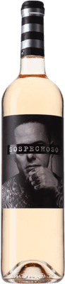 10,95 € Spedizione Gratuita | Vino Rosato Uvas Felices Sospechoso I.G.P. Vino de la Tierra de Castilla Castilla-La Mancha Spagna Tempranillo, Bobal 75 cl