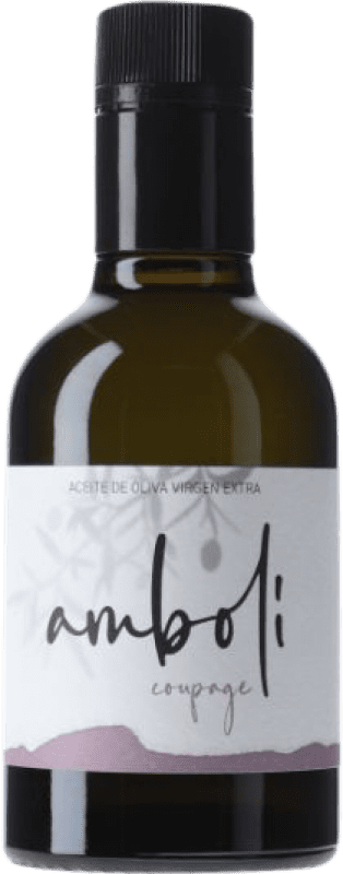 17,95 € Envío gratis | Aceite de Oliva Amboli Coupage, AOVE Virgen Extra España Botellín 25 cl