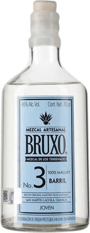 88,95 € Envoi gratuit | Mezcal Agave Capital Bruxo Nº 3 Barril Oaxaca Mexique 70 cl