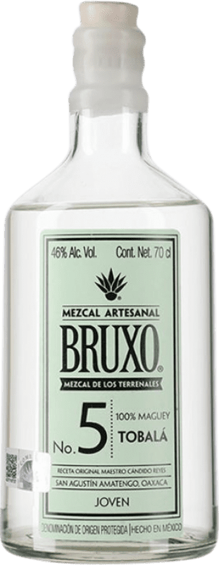151,95 € Envoi gratuit | Mezcal Agave Capital Bruxo Nº 5 Oaxaca Mexique Agave Tobalá 70 cl