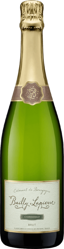 27,95 € 免费送货 | 白起泡酒 Bailly-Lapierre Brut — 起泡酒 干型 A.O.C. Crémant de Bourgogne 勃艮第 法国 Chardonnay — 莎当妮 75 cl