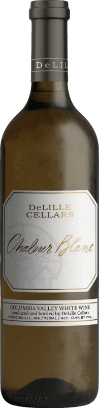 57,95 € 送料無料 | 白ワイン DeLille Cellars Chaleur Washington アメリカ Sémillon — セミヨン, Sauvignon — ソーヴィニヨン 75 cl
