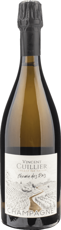 81,95 € 免费送货 | 白起泡酒 Cuillier Chemin des Rois Brut Nature — 天然干型起泡酒 A.O.C. Champagne 香槟酒 法国 Pinot Noir — 黑皮诺, Chardonnay — 莎当妮 75 cl