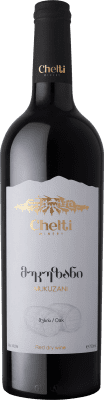 28,95 € Spedizione Gratuita | Vino Rosso Chelti P.D.O. Mukuzani Kakheti Georgia Saperavi 75 cl