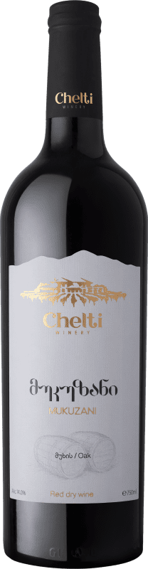 28,95 € Spedizione Gratuita | Vino Rosso Chelti P.D.O. Mukuzani Kakheti Georgia Saperavi 75 cl