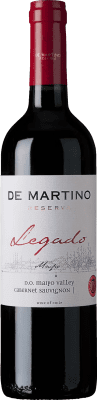 26,95 € Kostenloser Versand | Rotwein De Martino Legado Reserve — Gereift I.G. Valle del Maipo Maipotal Chile Cabernet Sauvignon 75 cl