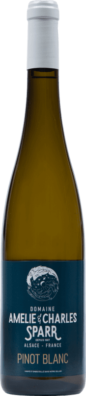 27,95 € Kostenloser Versand | Weißwein Amélie & Charles Sparr Pensée A.O.C. Alsace Elsass Frankreich Pinot Blanc — Weißburgunder Organic — Bio 75 cl