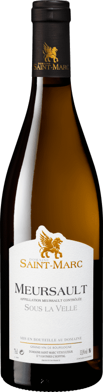 102,95 € Kostenloser Versand | Weißwein Saint-Marc Sous la Velle A.O.C. Meursault Burgund Frankreich Chardonnay 75 cl