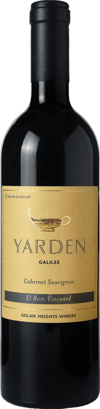 129,95 € Kostenloser Versand | Rotwein Golan Heights Yarden El Rom I.G. Galilee Galilea Israel Cabernet Sauvignon 75 cl