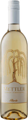 45,95 € Бесплатная доставка | Белое вино Mettler Калифорния Соединенные Штаты Albariño — Альбариньо 75 cl