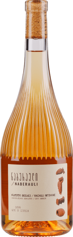 29,95 € Spedizione Gratuita | Vino Arancione Naberauli Rachuli Racha Georgia Mtsvane 75 cl