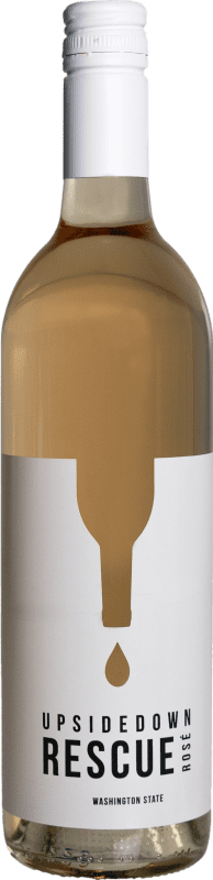 46,95 € Envío gratis | Vino Rosado Upsidedown Rescue Rosé — Rosado Washington Estados Unidos Nebbiolo 75 cl