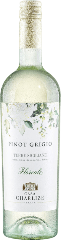 10,95 € Envoi gratuit | Vin Blanc Casa Charlize I.G.T. Terre Siciliane Sicile Italie Pinot Gris 75 cl
