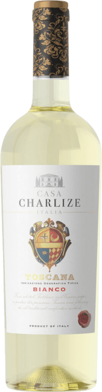 11,95 € Envio grátis | Vinho Branco Casa Charlize I.G.T. Toscana Tuscany Itália 75 cl