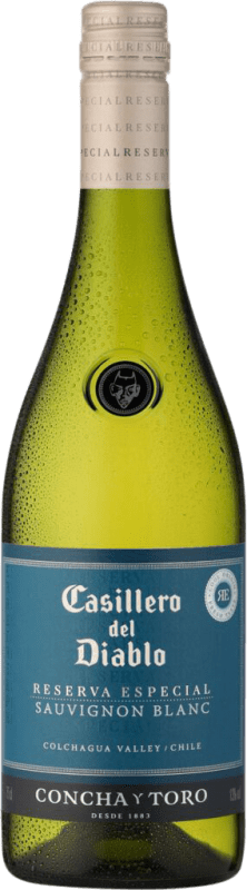 12,95 € Envío gratis | Vino Blanco Concha y Toro Casillero del Diablo Especial Reserva Chile Sauvignon 75 cl