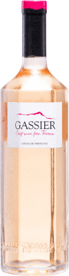 55,95 € Envío gratis | Vino Rosado Domaine Gassier Rosé — Rosado Francia Botella Magnum 1,5 L