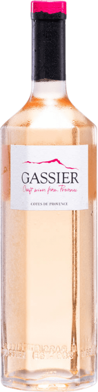 55,95 € 送料無料 | ロゼワイン Domaine Gassier Rosé — ロゼ フランス マグナムボトル 1,5 L
