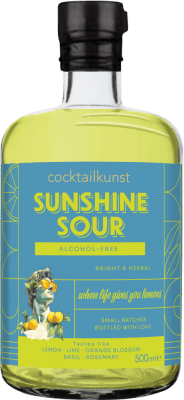 33,95 € Envio grátis | Licores Cocktailkunst Sunshine Sour Alemanha Garrafa Medium 50 cl Sem Álcool