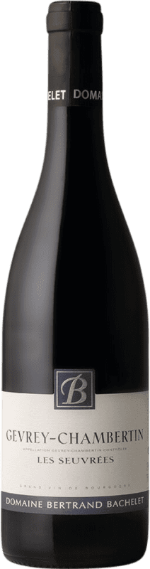 147,95 € Envío gratis | Vino Tinto Bertrand Bachelet Les Seuvrées A.O.C. Gevrey-Chambertin Borgoña Francia 75 cl
