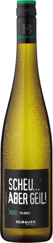 14,95 € Free Shipping | White Wine Emil Bauer Scheurebe Scheu Aber Geil Germany 75 cl