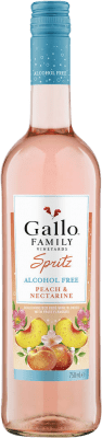 10,95 € 免费送货 | 开胃酒 Gallo Spritz — 斯普利茨 美国 75 cl Peach — 桃子, Nectarine — 油桃 不含酒精