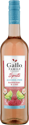 10,95 € 免费送货 | 开胃酒 Gallo Spritz — 斯普利茨 美国 75 cl Raspberry — 覆盆子, Lime — 青柠 不含酒精