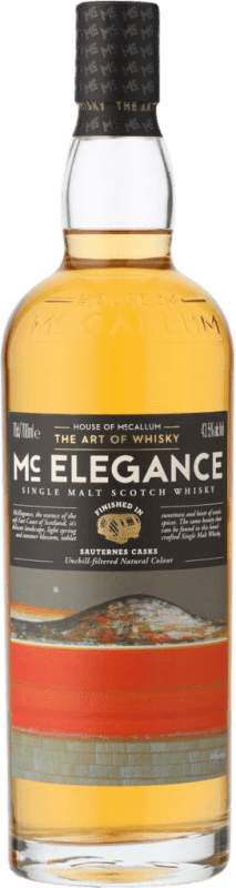 66,95 € 免费送货 | 单一麦芽威士忌 House of McCallum McElegance Sauternes Finish 英国 70 cl
