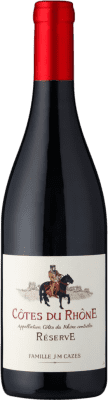 17,95 € Envio grátis | Vinho Tinto Famille J.M. Cazes Seleção Reserva A.O.C. Côtes du Rhône Rhône França 75 cl