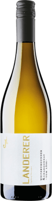 16,95 € 免费送货 | 白葡萄酒 Landerer Weissburgunder Chardonnay 德国 Chardonnay — 莎当妮, Pinot Blanc — 白皮诺 75 cl