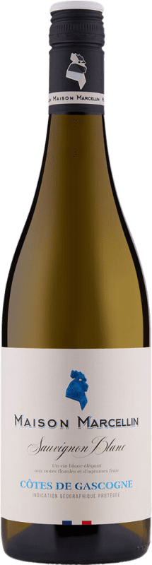 13,95 € 免费送货 | 白葡萄酒 Maison Marcellin I.G.P. Vin de Pays Côtes de Gascogne 法国 Sauvignon — 苏维浓 75 cl