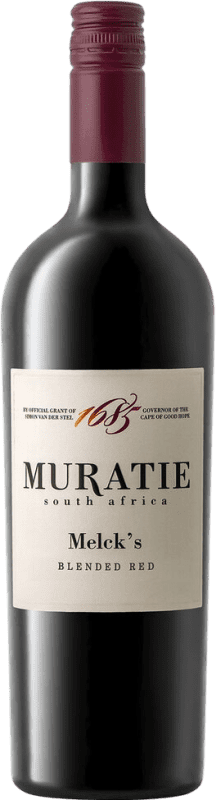 18,95 € Spedizione Gratuita | Vino Rosso Muratie Estate Melck's Blend Sud Africa 75 cl